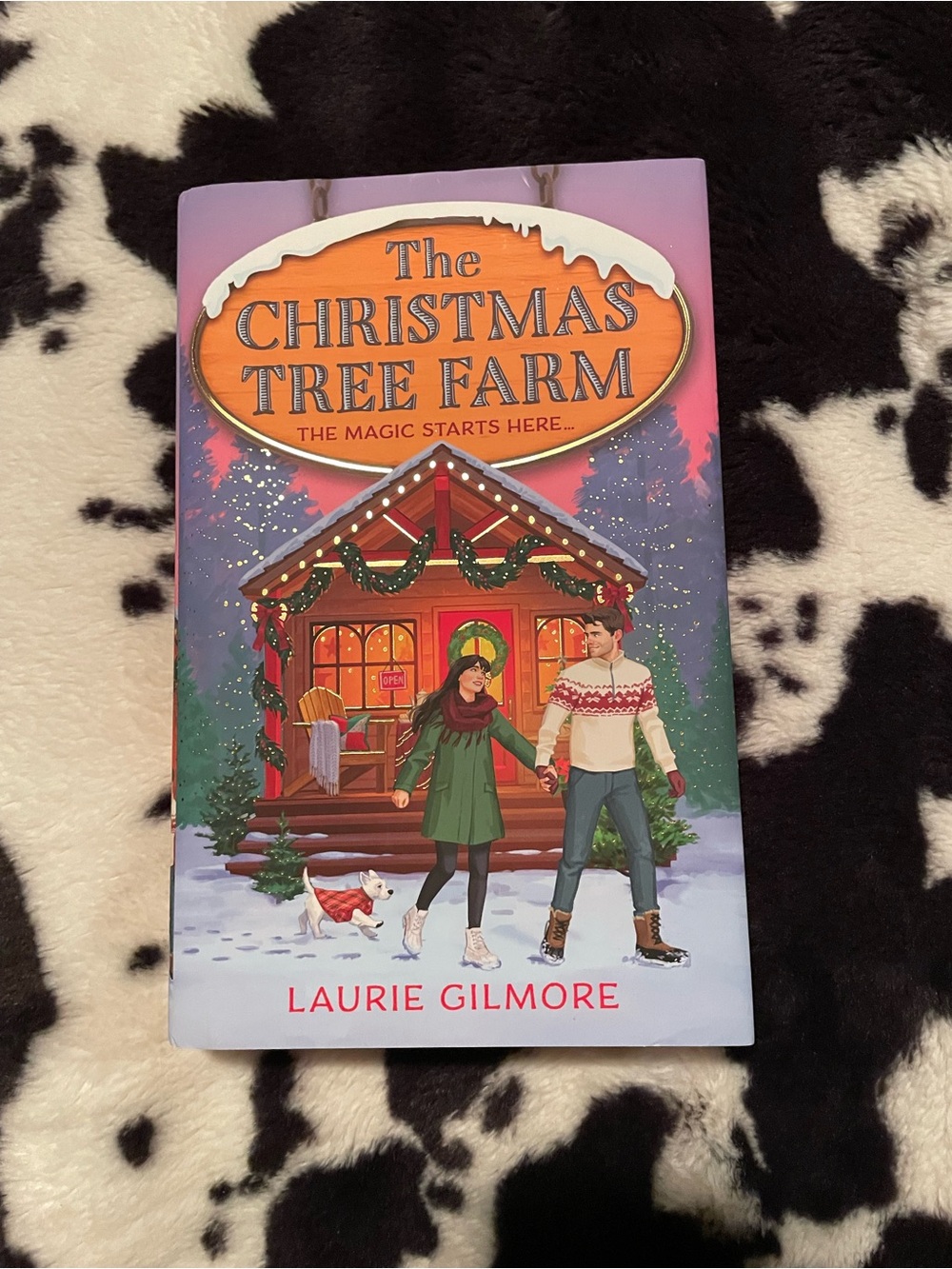 The Christmas Tree Farm by Laurie Gilmore Special Edition Sprayed Edges Hardback